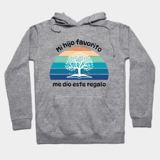 Mi hijo favorita me dio este regalo. Idea de regalo para papá en su día. Día del Padre Hoodie